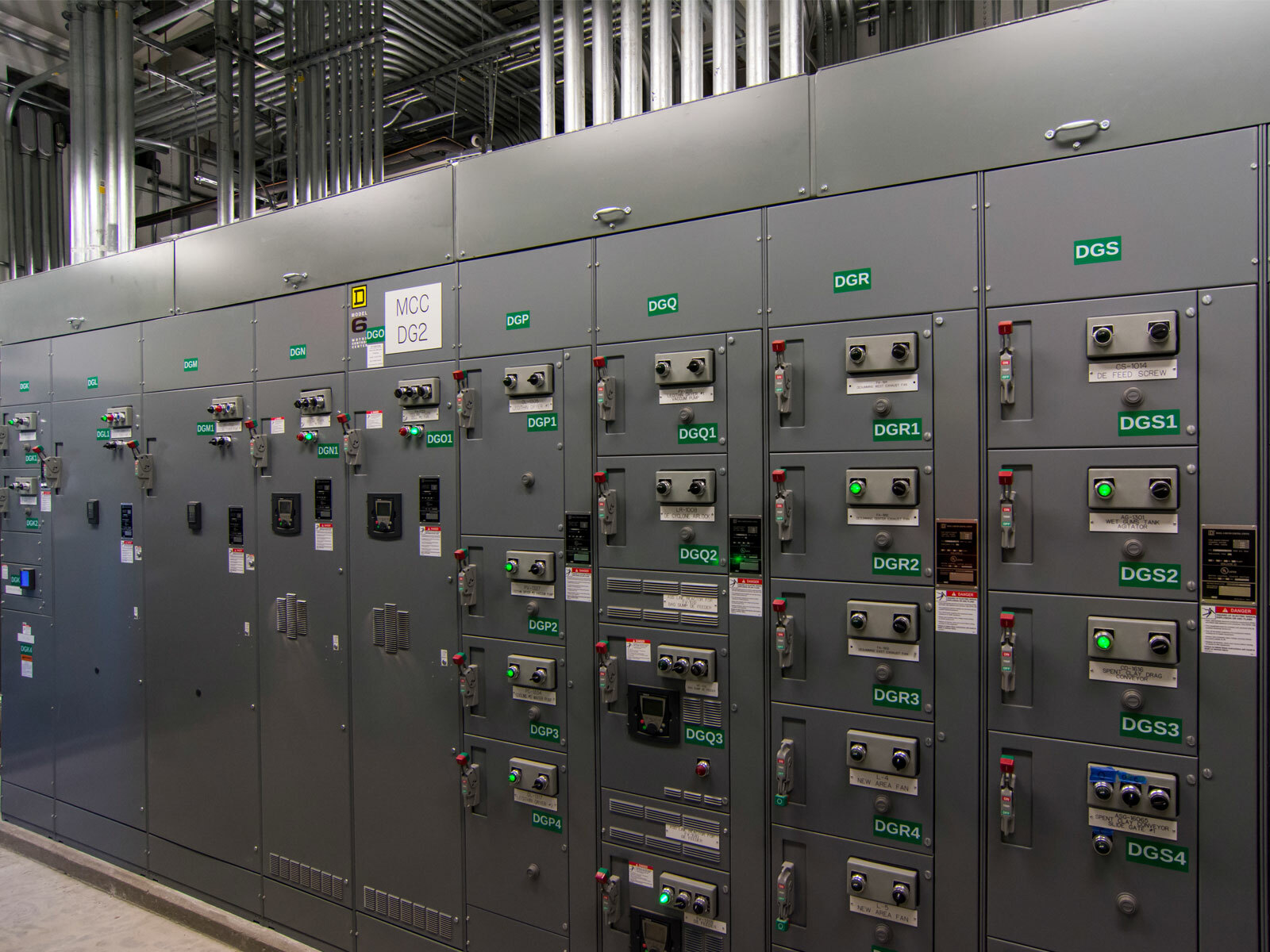 Pristine electrical room.
