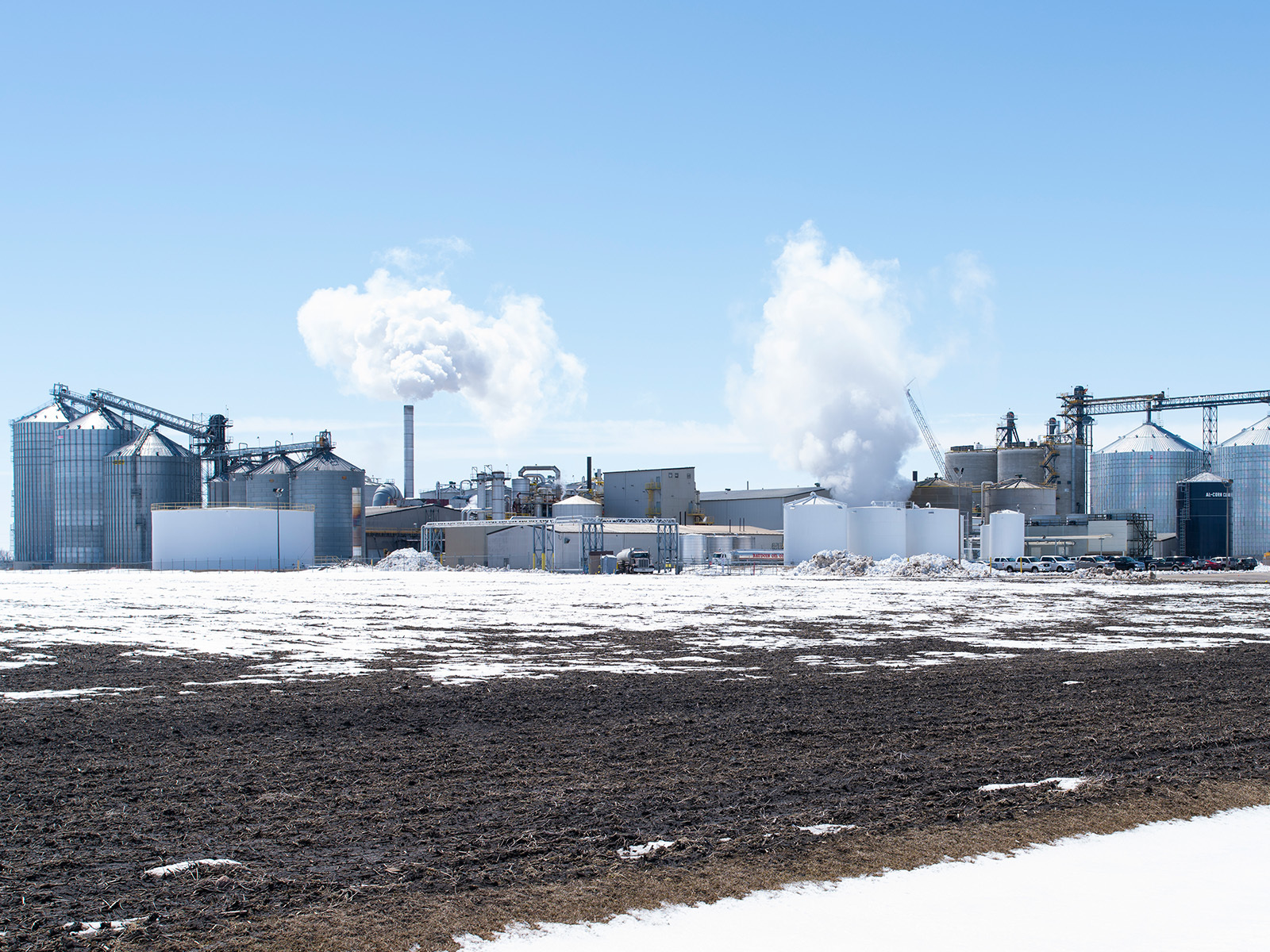 An ethanol plant.
