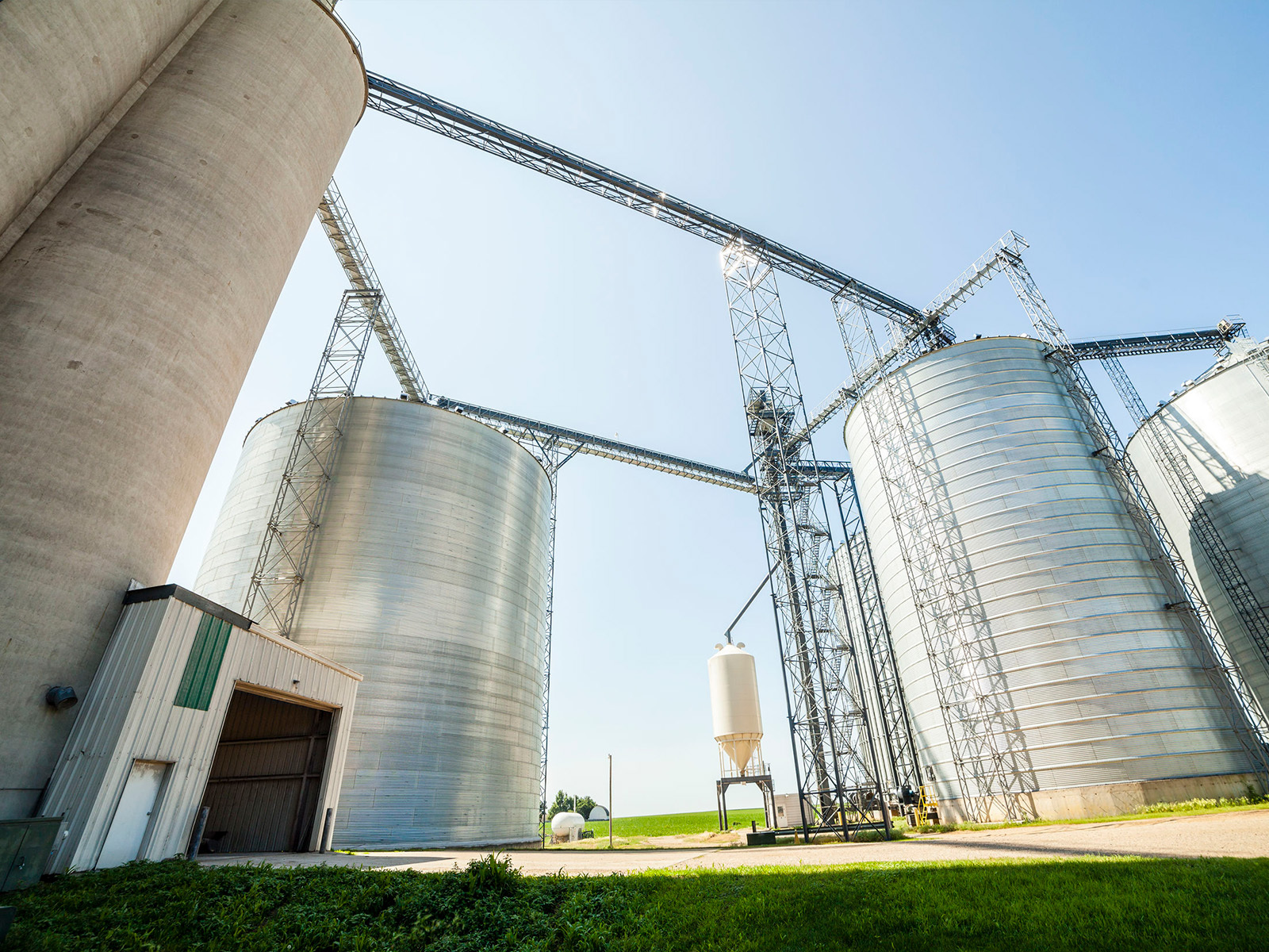 A grain facility.