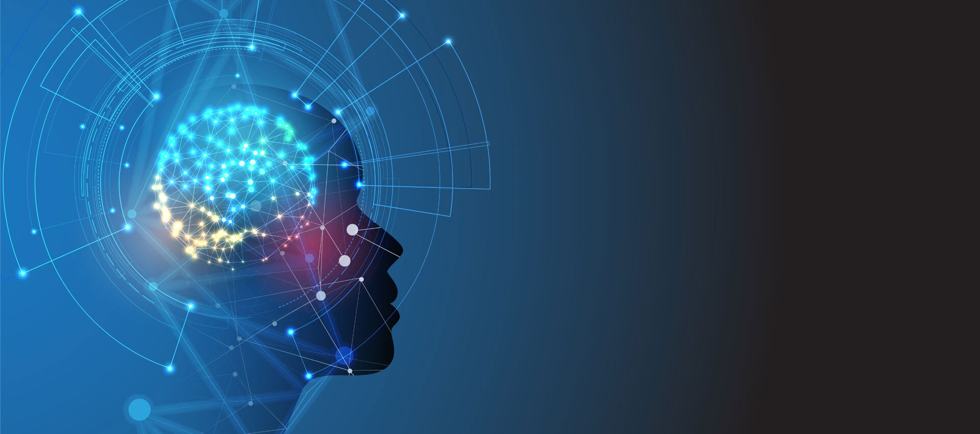 Profile image of a face and brain.