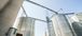 Outside view of a grain facility.