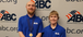JayCee and Jacob at the ABC Craft Championships smiling and posed in front of a backdrop.