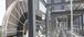 artistic view of a cable tray outside on the side of a walkway