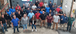 Large group of smiling team members