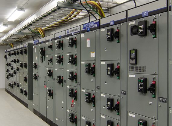 inside of an electric room.