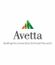 The Avetta logo. It has orange and green triangle above with "Building the connections that build the world" underneath Avetta.