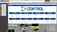 Screenshot of the I-CONTROL industrial control UI showing top navigation tiles with process control panels visible in the lower area.